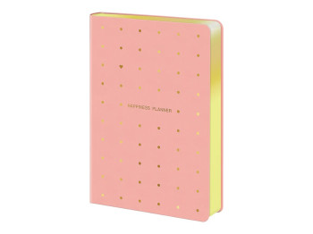 Ежедневник Axent Partner Mellow Happiness Planner 2026, А5, розовый
