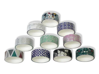 Лента для декора Washi 1331, 1,5 см × 2 м, микс видов (цена за 1 шт)