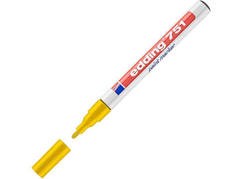 Маркер Paint круглий жовтий 1-2 мм. Edding e-751/05