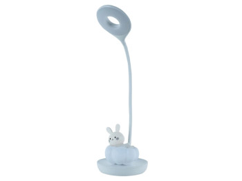 Настольная лампа белая LED с аккумулятором Cloudy Bunny. Kite K24-493-1-1