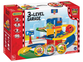 Ігровий набір гараж 3 рівні Play Tracks Garage Wader 53030