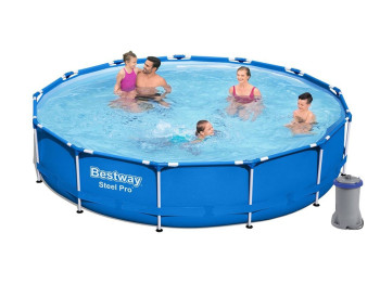 Бассейн каркасный круглый Steel Pro. Bestway 5612E