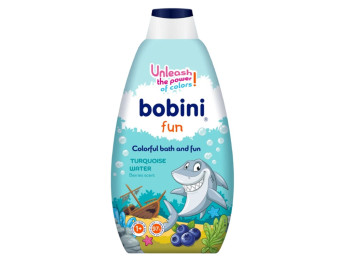 Кольоровий гель для купання та гри Блакитна вода 500 мл, Bobini Fun 45031