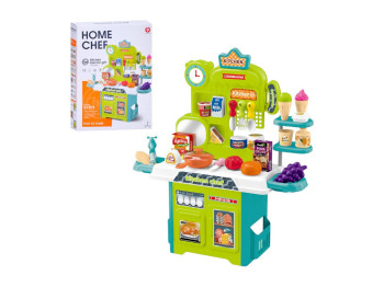 Игровая кухня без электроники 922-208, 50 см, с посудой и продуктами, 53 предмета, Limo Toy