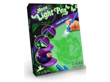 Набор креативного творчества NEON LIGHT PEN, Danko Toys