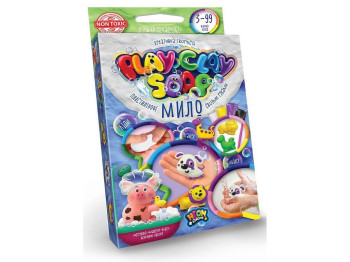 Набір для творчості PlayClay Soap, Пластилінове мило 4 кольора, Danko Toys