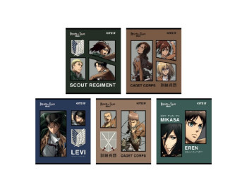 Зошит у лінію 24 аркуши, Attack on Titan Season (ціна за 1шт)