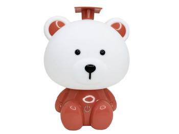 Ночник детский Медведь от USB красный. MegaZayka 1406