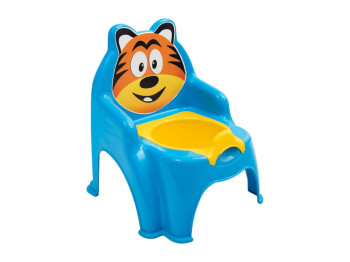 Горшок детский №1 Тигр, 33×32×37 см, пластик, 01331/01/1, Doloni Toys