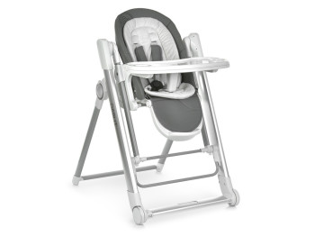 Детский стульчик-качалка 2 в 1 Debut ME 1102 Gentle Dark Gray, 5 скоростей, Bluetooth, серый