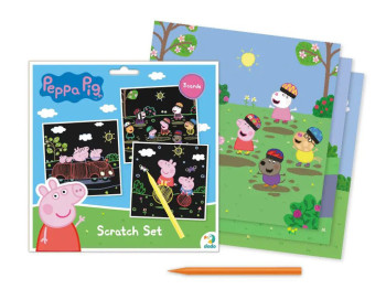 Набор гравюр скретч Peppa Pig Веселые развлечения, Dodo 200185