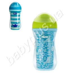 Поильник-непроливайка пластиковый Active Cup, 200 мл, от 14 мес (голубой), Chicco