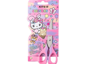 Ножницы детские с резиновыми вставками Hello Kitty 13см. Kite HK23-016