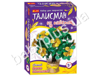 Набор для творчества, Талисман из пайеток Дерево богатства, Ranok Creative