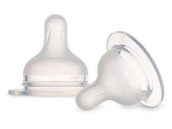 Соска силиконовая к бутылке S-Shape L средняя 2 шт. Canpol Babies 59/893