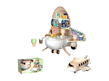 Кухня игровая трансформер самолет 10J09, 43 см, с аксессуарами и продуктами