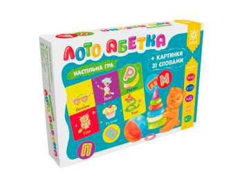 Игра Лото Алфавит + картинки со словами, ZIRKA 435572