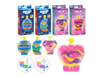 Набір для творчості з піском колба, декор та інструменти, BabyToys 8938-9