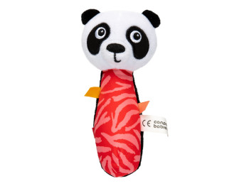 Игрушка сенсорная с пищалкой BabiesBoo Панда, 22 см, издает звуки, Canpol Babies