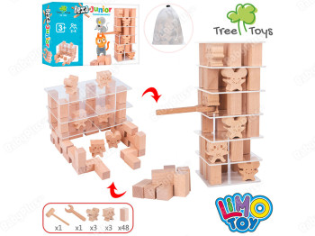 Деревянная игрушка Игра Башня. Tree Toys MD 1585