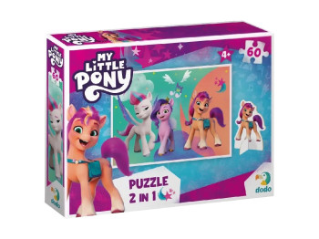 Пазл с фигурой My Little Pony. 60 элементов. DoDo 200138