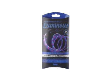 Акустичний люмінесцентний кабель 2A for Lightning. Довжина 1 м (білий). ТМ Remax
