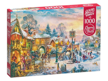 Пазлы Зимние сумерки, 1000 элементов, Cherry Pazzi 30370