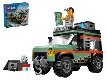 Конструктор LEGO City Позашляхова гірська вантажівка 4×4, 221 деталь