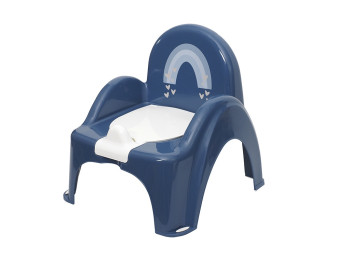 Горшок – стульчик Метео с музыкой синий. Tega Baby PO-078-164