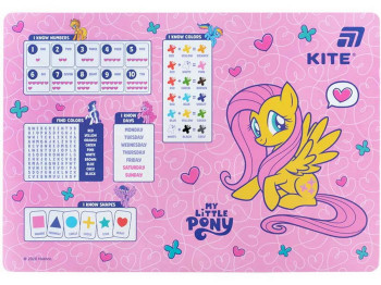 Підкладка настільна My Little Pony, 42,5×29 см, пластикова, Kite