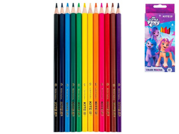 Олівці кольорові My Little Pony 12 шт, Kite