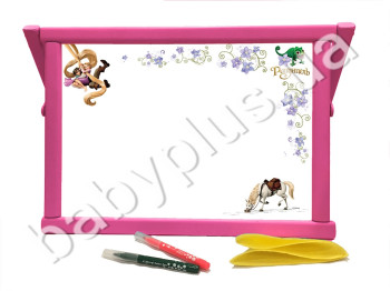 Мольберт Рапунцель, розовый, 41Х29, Ольха, G-Toys