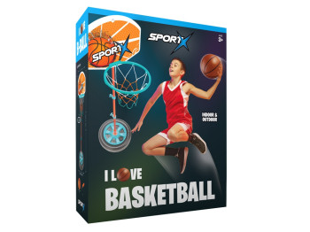 Дитячий баскетбольний набір SportX Basketball Set зі стійкою та м’ячем