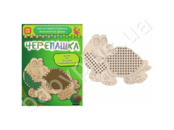 Вышивание на фанере, Черепашка, Jumbi
