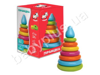 Пірамідка велика кольорова, Vladi Toys