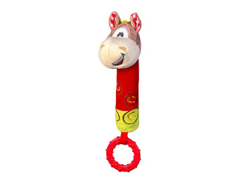 Игрушка с пищалкой Веселый конек 20 см. BabyOno 1355