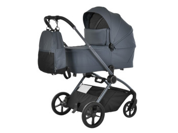 Коляска універсальна 2 в 1 PERSONA ME 1091-2 Granite Gray, люлька і прогулянка, EL CAMINO