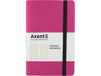Книга записна в клетку Partner Soft розовая А5-. 96 листов. Axent 8206-10-A