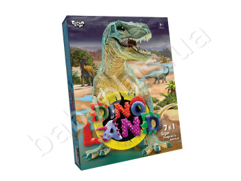 Набір для творчості 7в1 Dino Land. DankoToys DL-01-01U укр УЦІНКА 