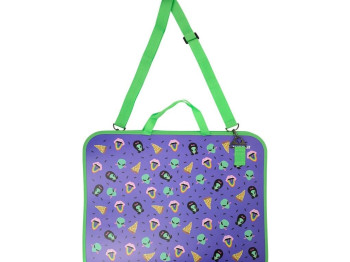 Портфель на блискавці Bouffants & Broken Hearts A3+, Kite