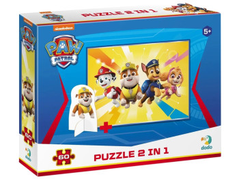 Пазл с фигурой Paw Patrol. 60 элементов. DoDo 200164