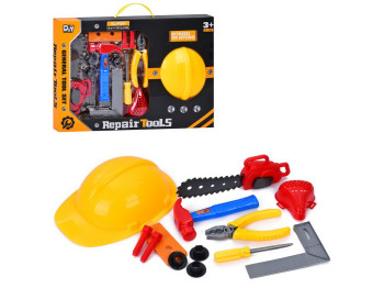 Набір будівельних інструментів H-783, з каскою, BabyToys