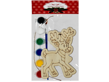 Фигурка-подвеска новогодняя Art с красками 10х13см, R96416