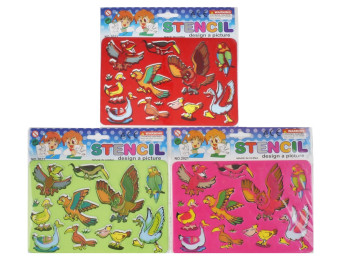 Трафарет для творчества STENSIL 19x12 см. AIHAO CS2021