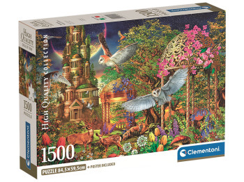 Пазли 1500 елементів, "Колекція високої якості", Казковий ліс, Clementoni 31741