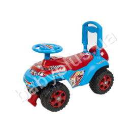 Толокар Автошка. TM Doloni Toys 013117-12. КРАСНО-БЛАКИТНА. Розповідається ПДР і співає на