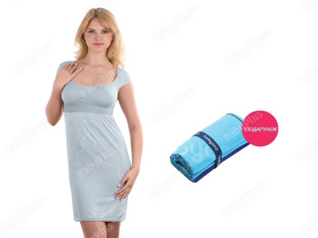 Ночная рубашка L серого цвета. BabyOno 510/SZ/L