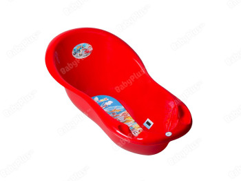 Ванночка LUX Авто с термометром Красная 102 см. Tega Baby CS-005-121
