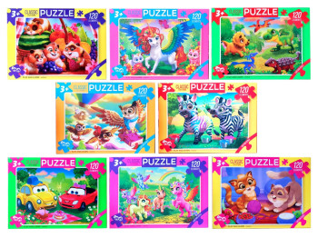 Пазли 120 елементів, Danko Toys ДТ-ПЗ-05-30; (ціна за 1шт)