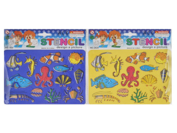 Трафарет для творчества STENSIL 19x12 см. AIHAO CS2028